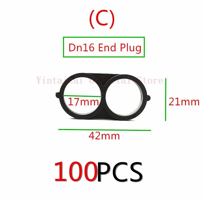 16mm 20mm End Plug For Metric LDPE Tubing Garden Irrigation Fittings Barb Line Micro Watering Sprayer Poly Hose | Дом и сад