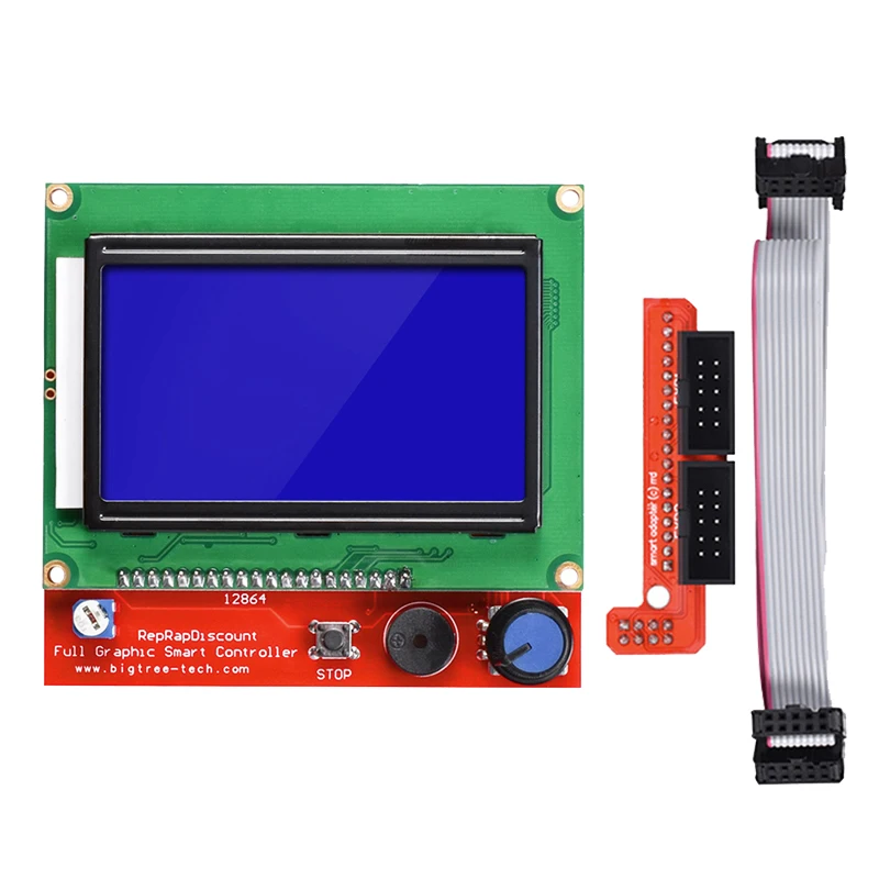 Умная панель управления BIQU 12864 ЖК дисплей RAMPS1.4 RepRap MKS GEN L поддержка платы для 3D