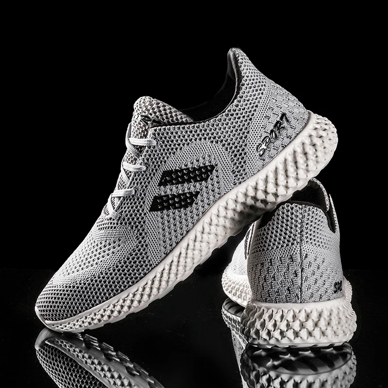 

SENTA Mesh Men Shoes Breathable Casual Shoes 2019 Summer Fashion Men Sneakers Male Designer Trainers Man Walking Footwear