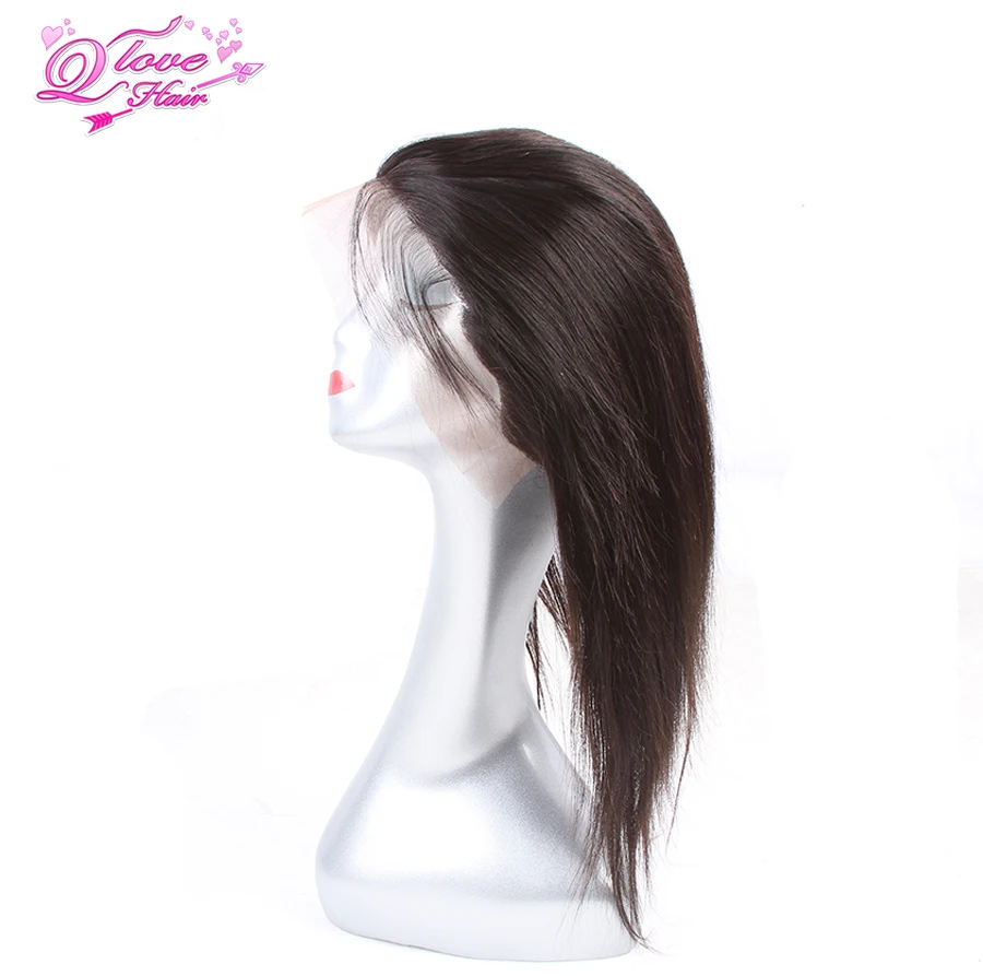Queen Love Hair 360 кружевная передняя часть al закрытие для черных женщин бразильские Прямые кружевные передние Человеческие волосы Remy 10-20 дюймов