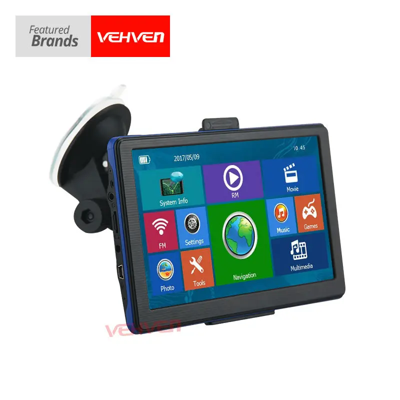 Vehven 7 дюймов gps-навигация 256 МБ 8 ГБ Встроенный Bluetooth и AVIN FM с емкостный Экран