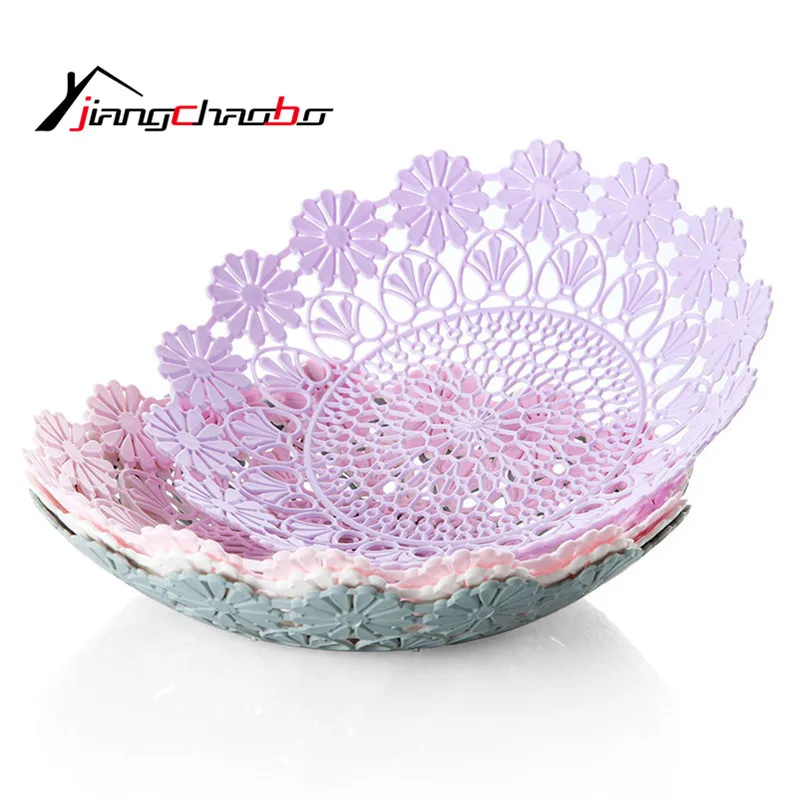 1 шт. блюдо тарелка Закусочная лоток Фруктовая пластины поднос Мода полым из