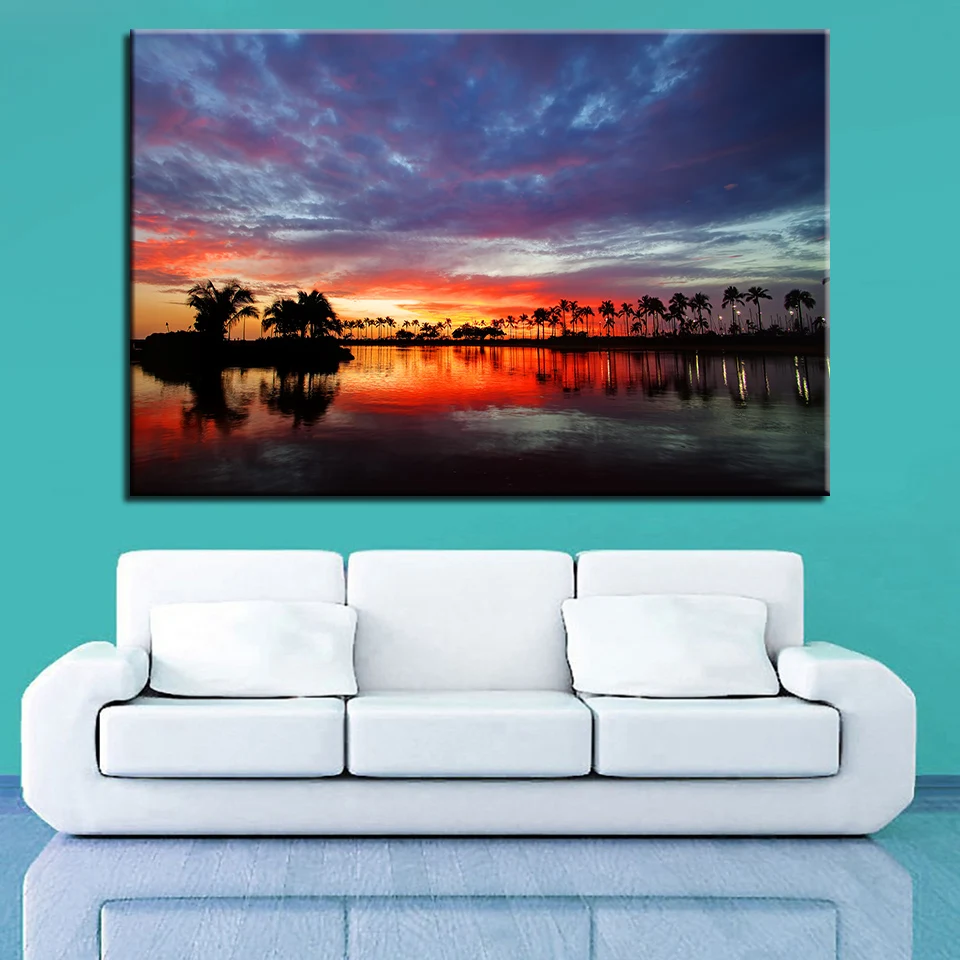 Настенная живопись на холсте HD принты морское украшение для дома 1 шт. пляжные