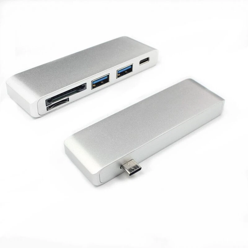 Kebidu Высокоскоростной USB 3 0 комбинированный сплиттер 5в1 C 1 Тип концентратор
