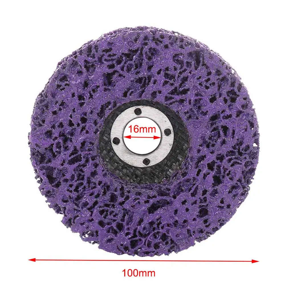 Полиполосный диск для удаления ржавчины абразивные диски 100*16 мм угловой