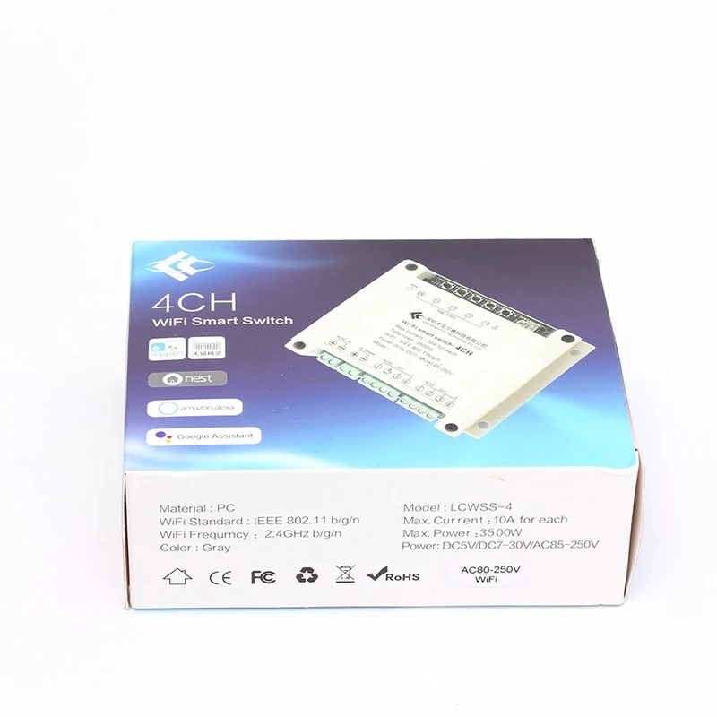 AC 85-220 В Смарт 4CH Wifi переключатель питания релейный модуль беспроводной приемник беспроводной инчинг самоблокирующийся интерлок светильник таймер переключатель