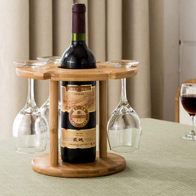 Высокое качество модные бар красное вино стойки деревянный держатель для