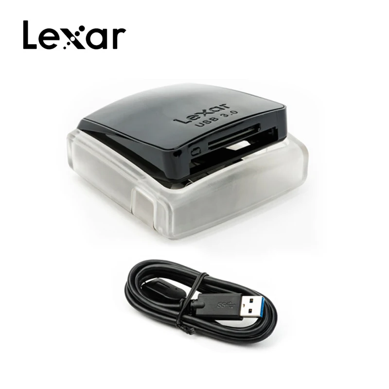 Продвижение Lexar Professional 2 в 1 Высокоскоростной USB 3,0 двухслотовый считыватель для Sd карты/Compact Flash CF считыватель карт памяти
