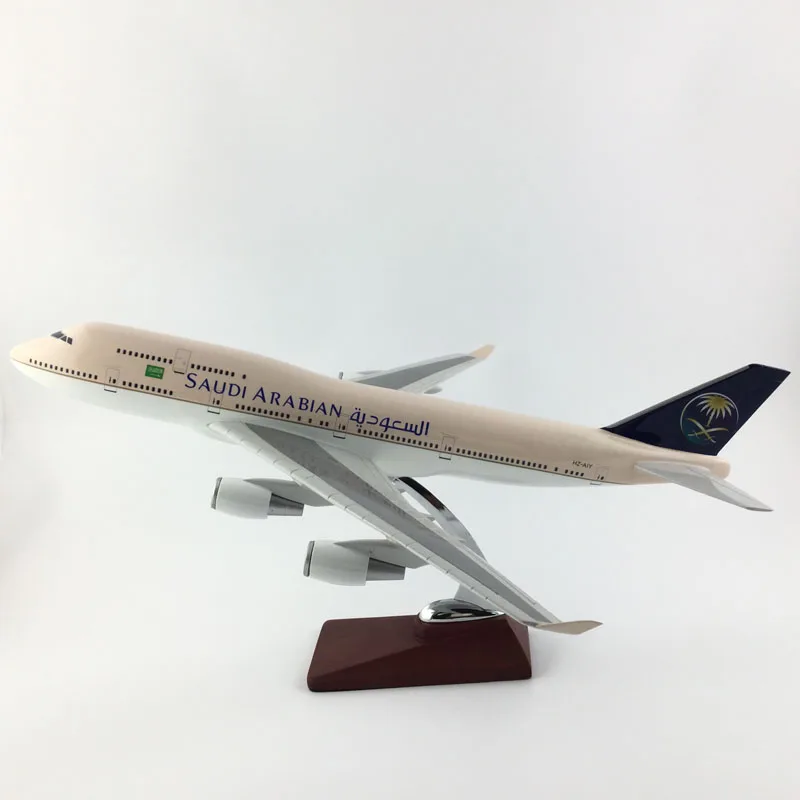 45 47 см Саудовской Аравии Boeing747 1:150 Металл Модель самолета из сплава Коллекция