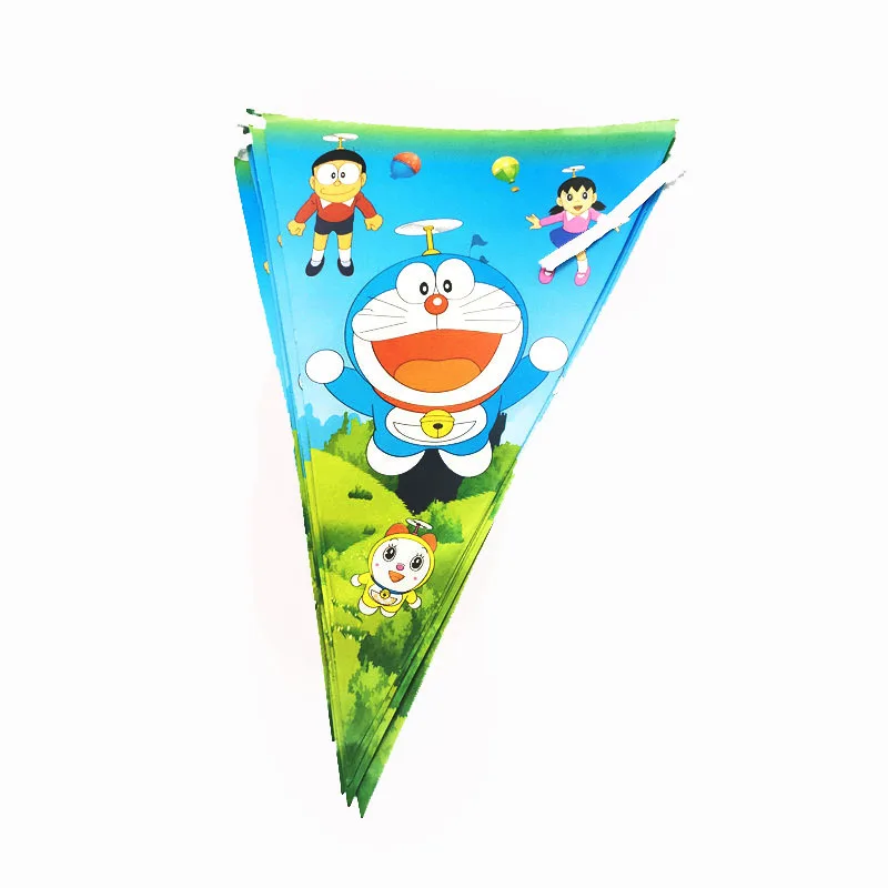 

Doraemon Theme Party Decoration Disposable Tableware Paper Cup Plate Hat Cake Flag Baby Shower Kids Birthday Party Supplies AH25