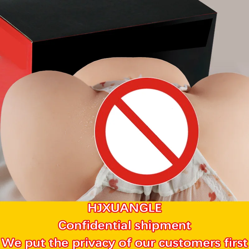 Soft Double Channel Color Doll Male Masturbation Reality Feeling Big Ass Realistic Vaginal Anal Penis Training Sex Toys |