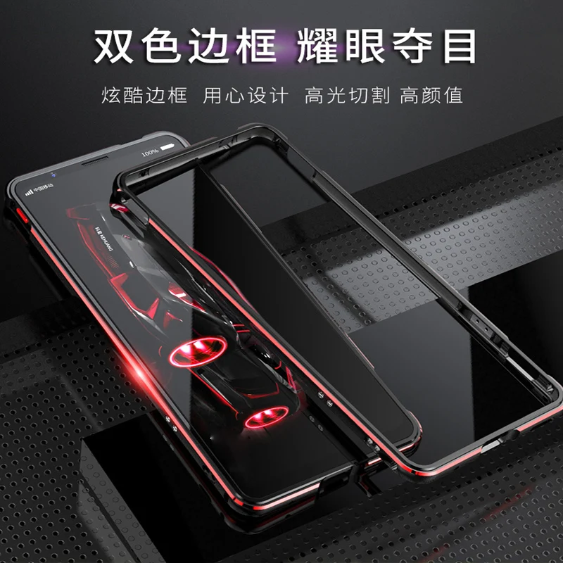 2 шт. роскошный брендовый Алюминиевый металлический бампер для zte Nubia Red Magic Mars, металлический чехол-накладка, рамка в форме колонки, красная Magic 2