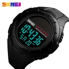 SKMEI солнечной энергии спортивные часы мужские водонепроницаемые светодиодные цифровые мужские часы люксовый бренд электронные часы мужские наручные