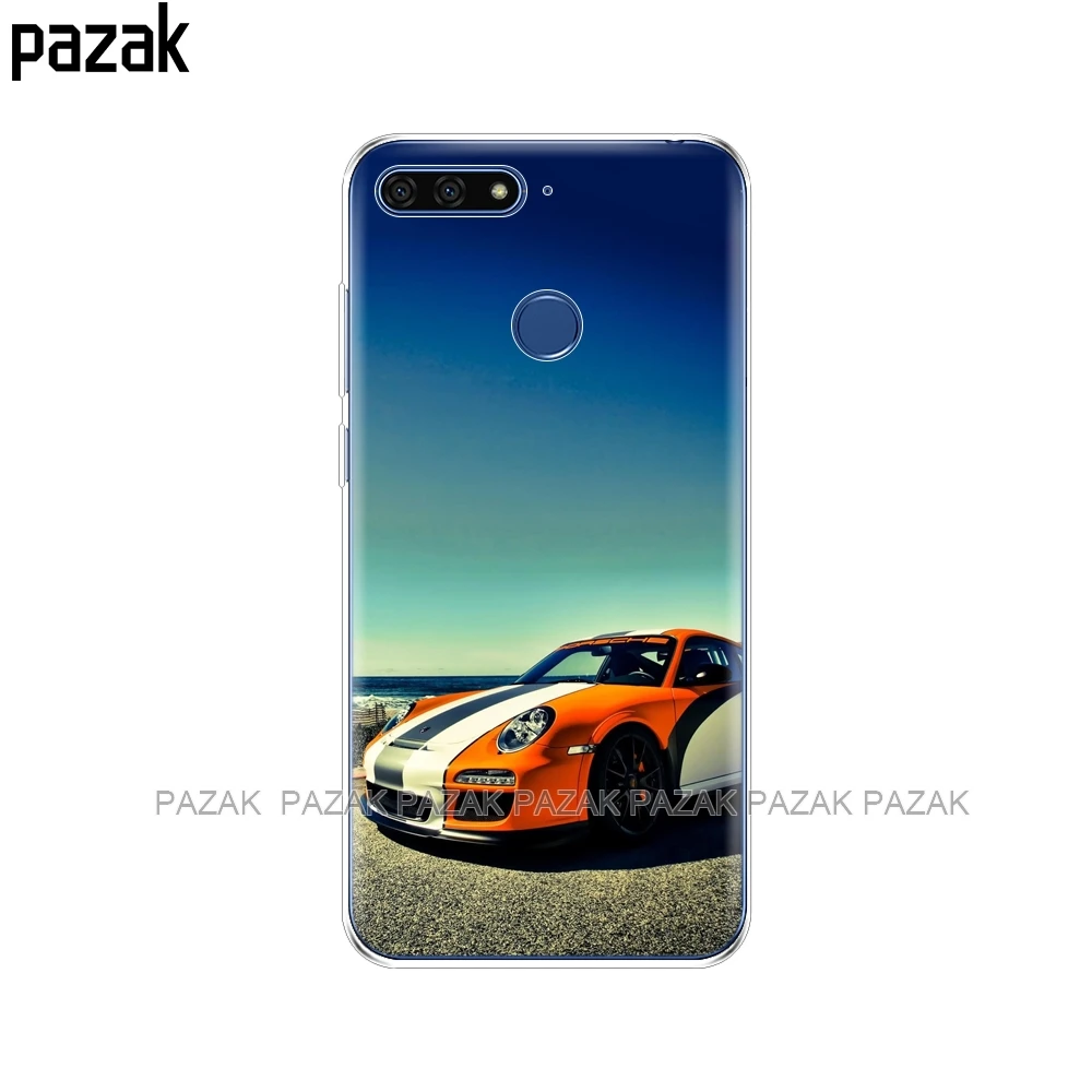 Силиконовый чехол для телефона huawei y6 prime, чехлы с рисунком, мягкий чехол из ТПУ для huawei y6 prime, защитный чехол для телефона, Новинка - Цвет: 34534