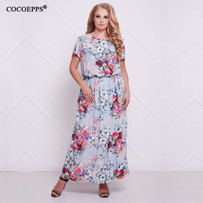 5XL 6XL 2019 летнее женское платье больших размеров винтажное Повседневное с принтом
