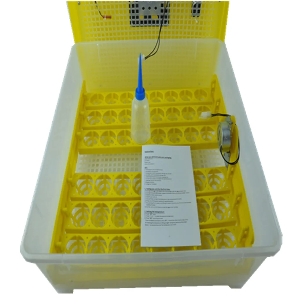 Промышленный инкубатор для инкубации 48 утиный яйца домашний мини яйцо двигатель