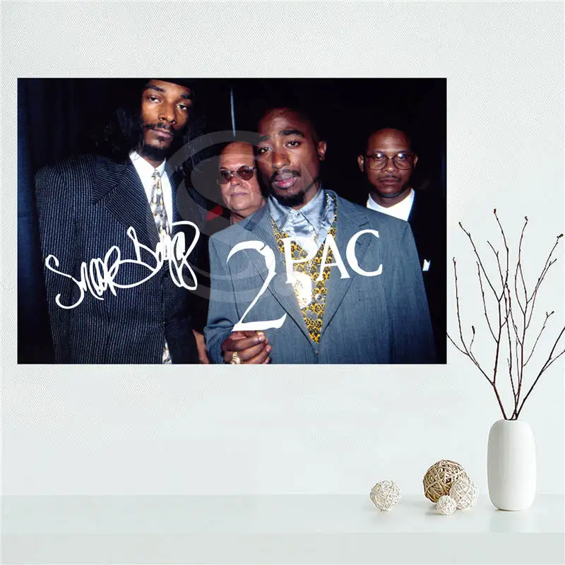 Y530L41 пользовательские snoop dogg 2PAC холст живопись настенный Шелковый плакат ткань печать DIY ткань плакат F#37