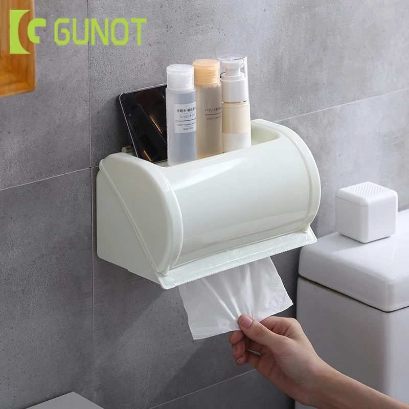 Держатель для туалетной бумаги GUNOT настенный гигиенический бумажный диспенсер