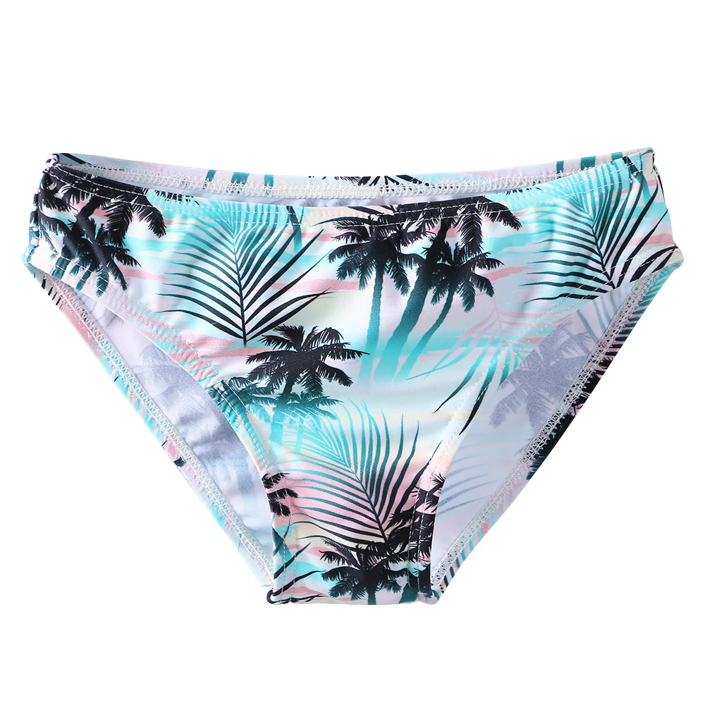 BAOHULU Sun Protection Print Swimsuit Girls Bikini Set UV Swimwear Kids Children Swimwear Long Sleeve Swimming Suits for Girl