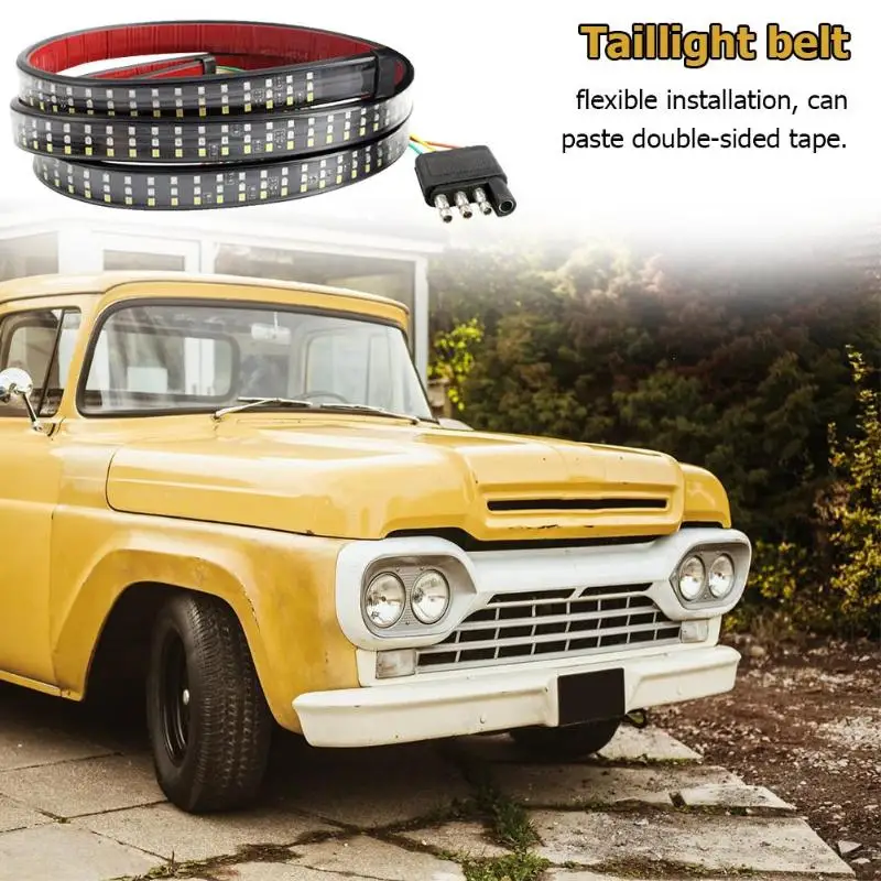 60-дюймовая трехрядная Светодиодная лента заднего хода для грузовика сигнальная