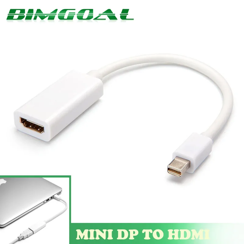 Высокое качество Thunderbolt Mini DisplayPort Адаптер DP к HDMI кабель для Apple Mac Macbook Pro Air|dp to hdmi