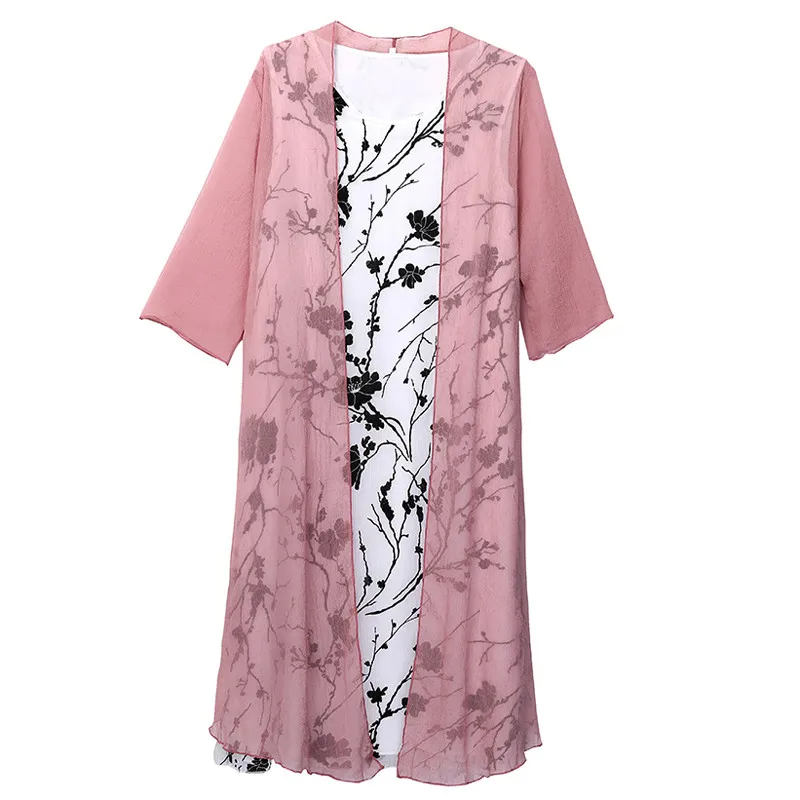 Темпераментный женский кардиган комплект из 2 предметов платья элегантные