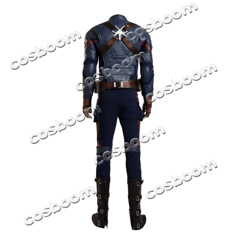 COSBOOM костюм Капитана Америки фильм Капитан Америка 3 Civil War Steve Rogers супергерой Хэллоуин Косплей Костюм