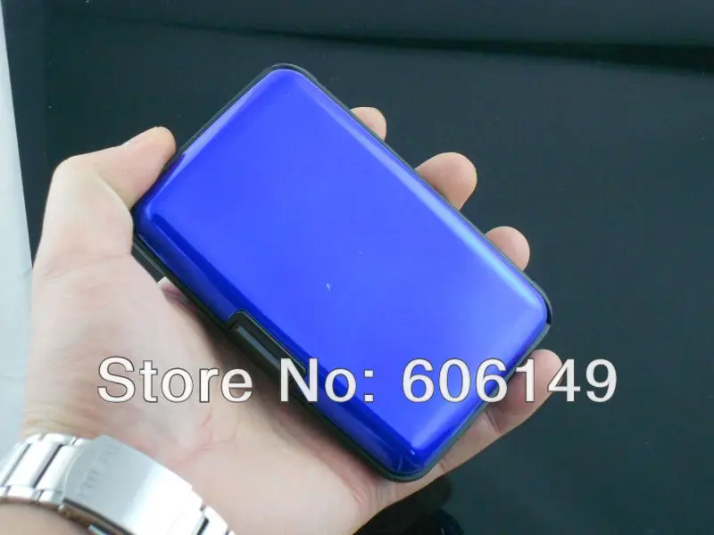 6 новых алюминиевых кошельков кошелек чехол для удостоверения личности и