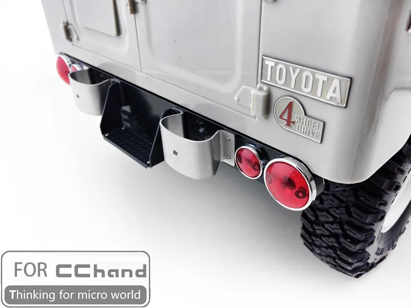 Набор металлических педалей для заднего бампера RC4WD масштаб 1/10 Gelande II Cruiser/FJ40 G2 Jeep