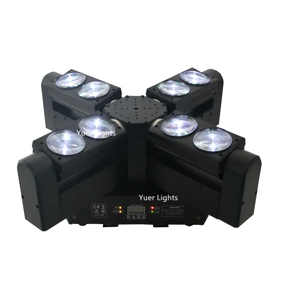 1 шт./лот бесплатная доставка 4 головки 8 лучей CREE светодиоды 8X12W RGBW Четырехцветные
