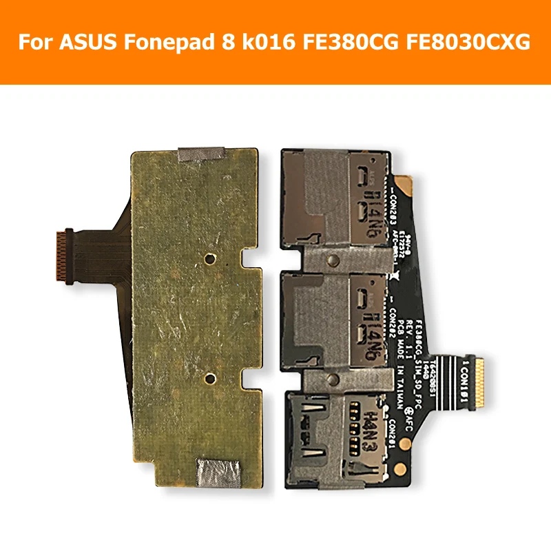 Гибкий кабель для Sim карты ASUS Fonepad 8 k016 FE380CG FE8030CXG гнездо SIM с держателем памяти