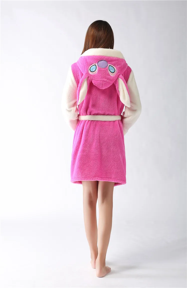 2017 фланелевый Зимний толстый женский халат для косплея пижама с рисунком ночная