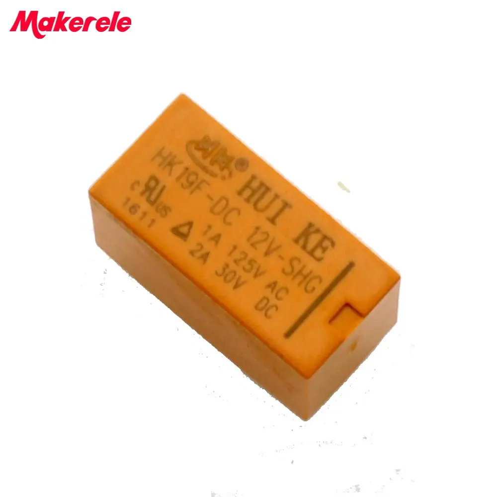 10 шт./лот для 12 В постоянного тока SHG катушка DPDT 8 Pin 2NO 2NC мини реле мощности PCB тип HUI