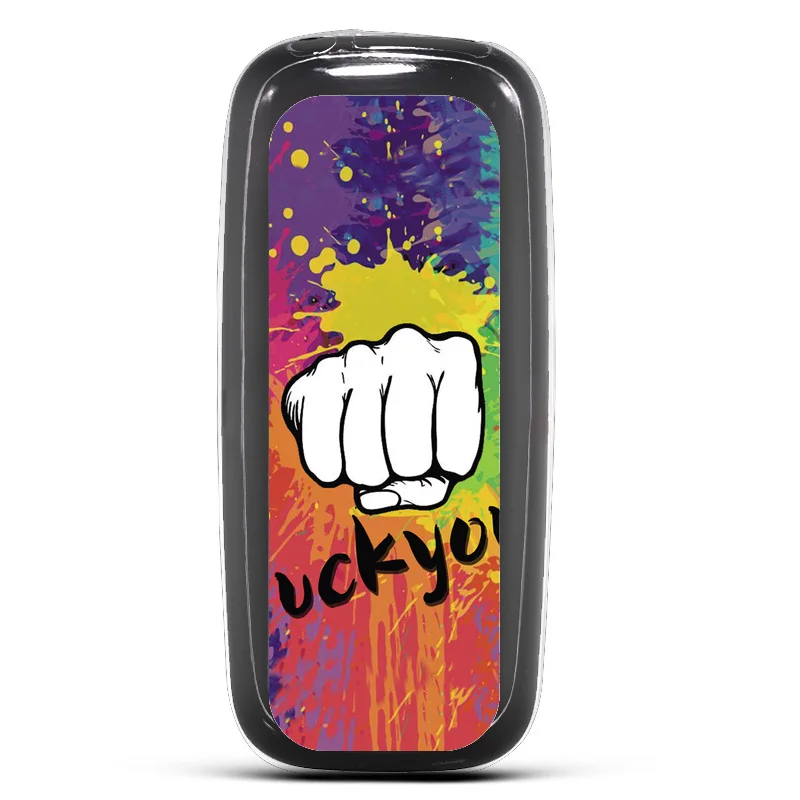 Пять цветов Мягкие TPU чехол для Nokia 105 2017 антидетонационных печати рисунком TA-1010