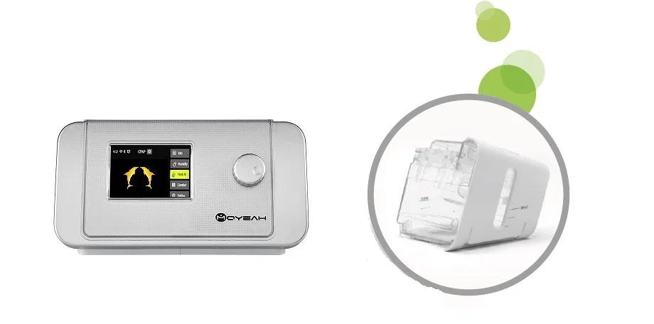 MOYEAH CPAP Машина медицинское оборудование с носовой маской для всего лица sd-карта для апноэ сна носовая маска против храпа