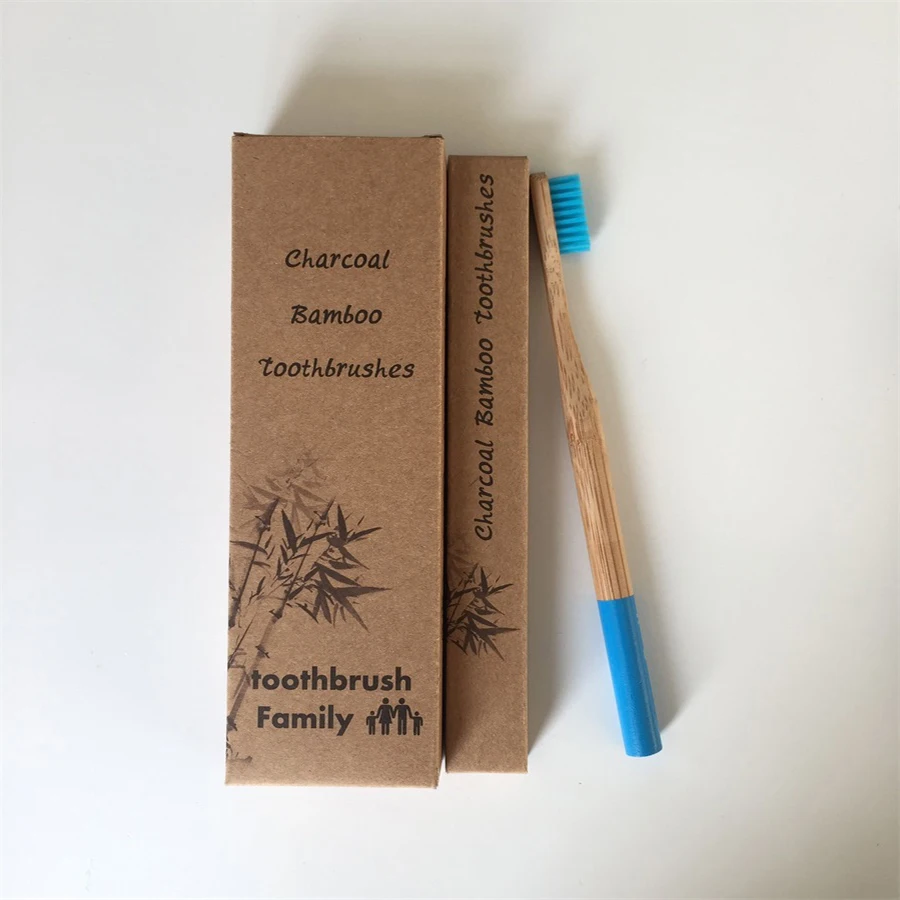 4Pcs Toothbrush Personal Health Environmental Bamboo Oral Care Teeth Medium Eco friendly Soft Brushes Whitening | Красота и здоровье