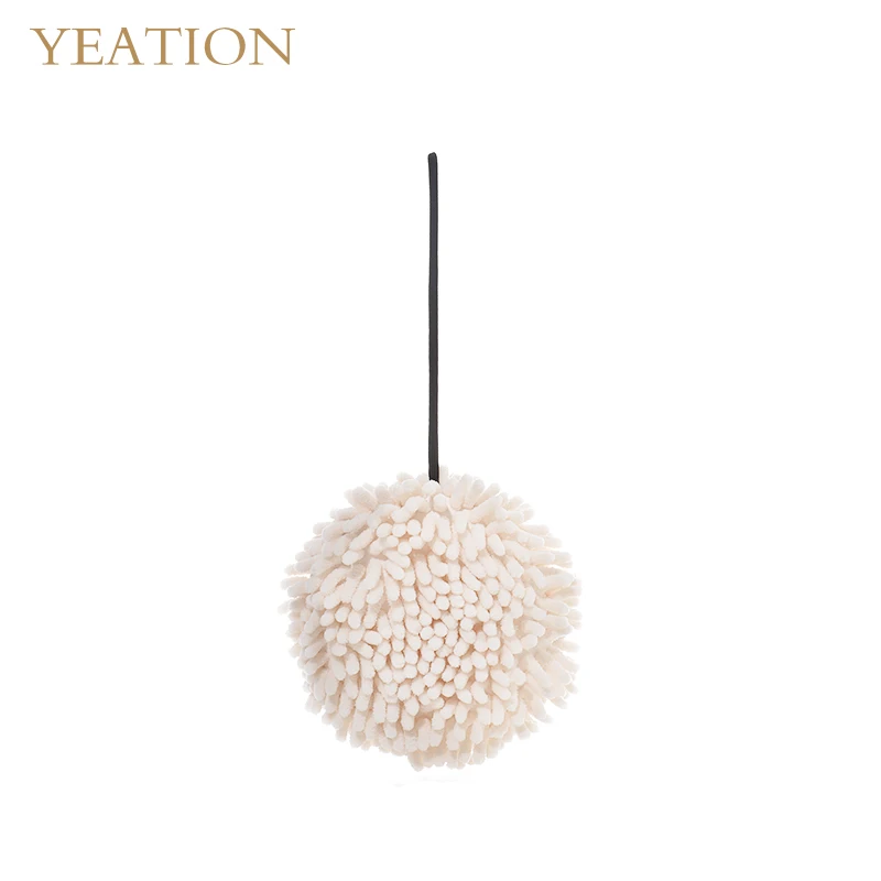 YEATION Chenille ткань для подвешивания мягкое плюшевое полотенце рук впитывающая