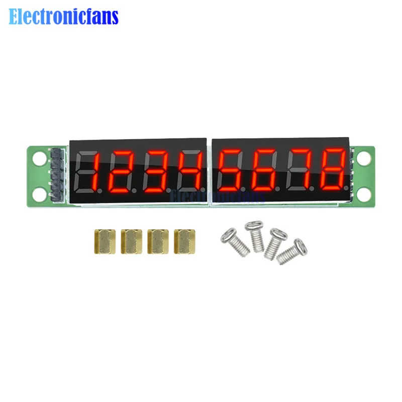 MAX7219 8 значный 7 сегментный цифровой светодиодный дисплей трубка красный модуль