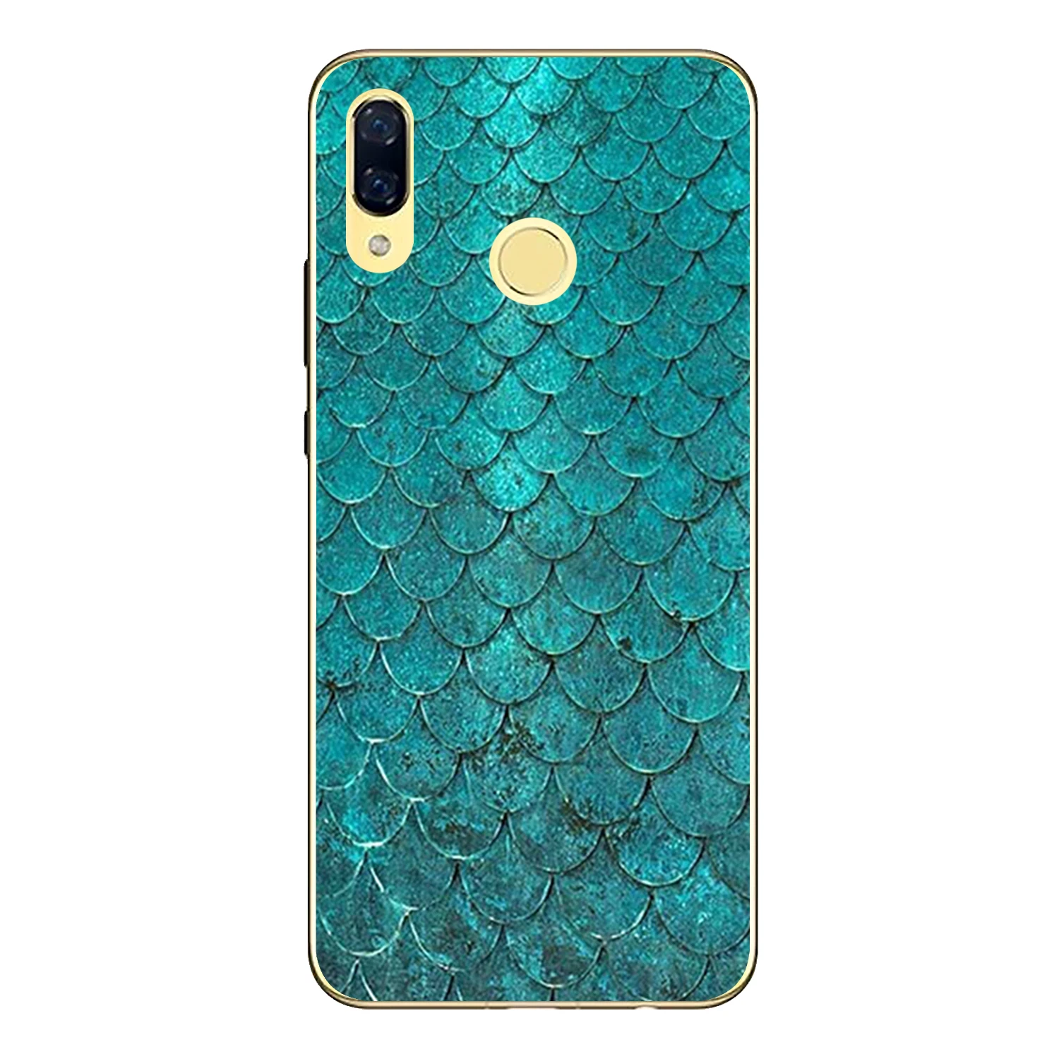 Мягкий чехол из ТПУ для Huawei Nova 3 6 дюйма прозрачный силиконовый веселые цветные