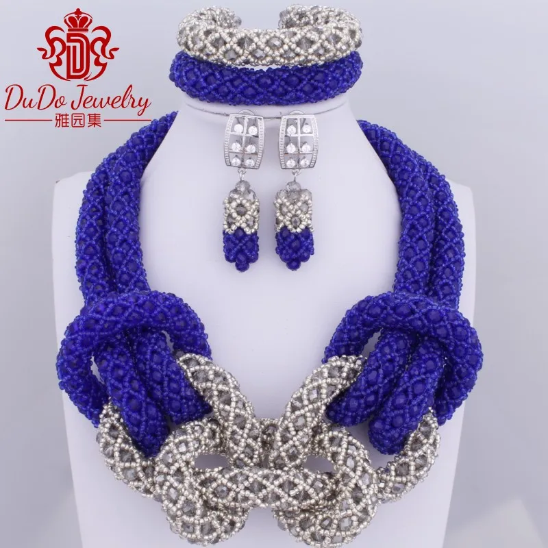 2017 Королевский синий серый сова набор ювелирных изделий в форме животных модное