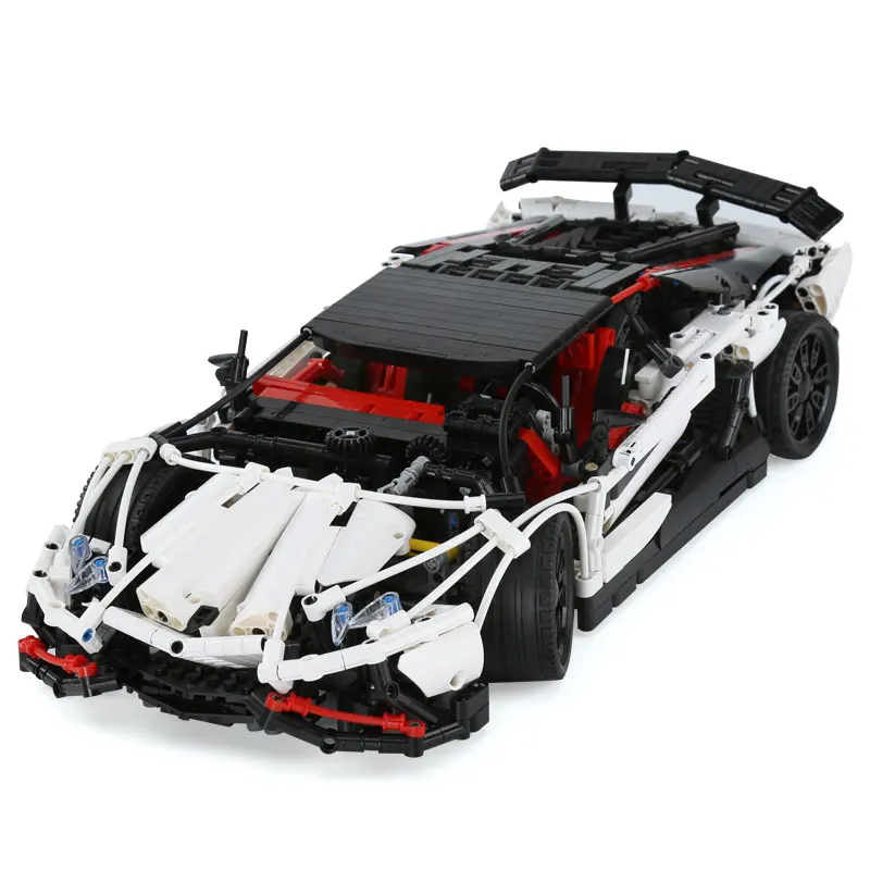 23006 натуральная MOC техника серии Супер гоночный автомобиль набор 3918 строительные