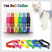 safety nylon dog puppy cat collar lovely lovely adjustable pet collar cats collars with bell pet dog puppy cat collar
