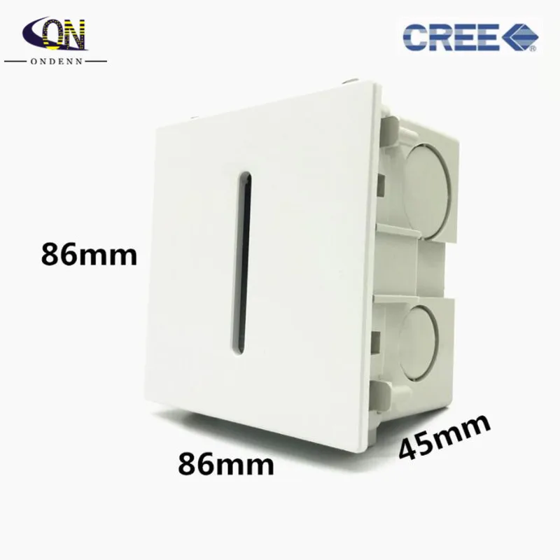 CREE светодиодный светильник для лестницы AC85 265V Встроенный Настенный бра 1 Вт 3