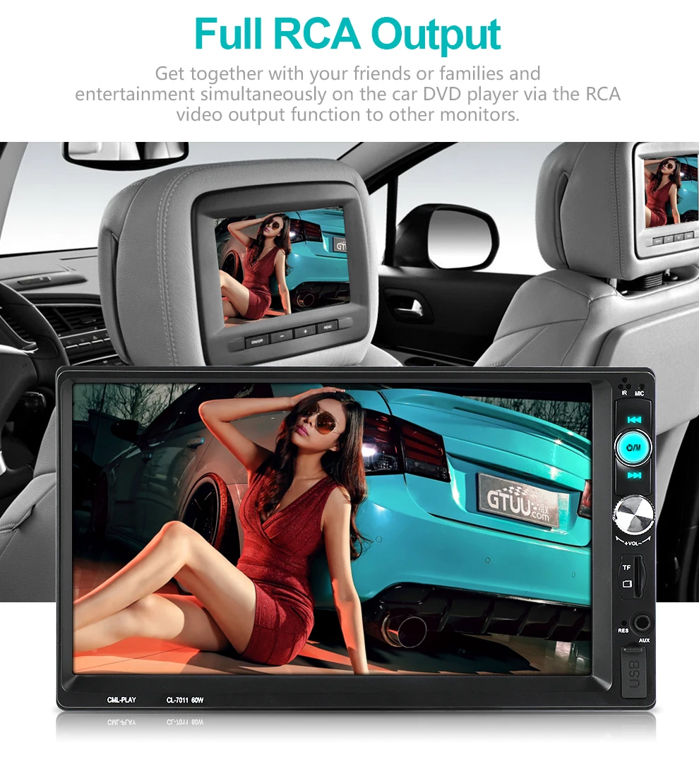 2 din автомобильное радио 7 "HD Авторадио Мультимедиа MP5 плеер Bluetooth 2din