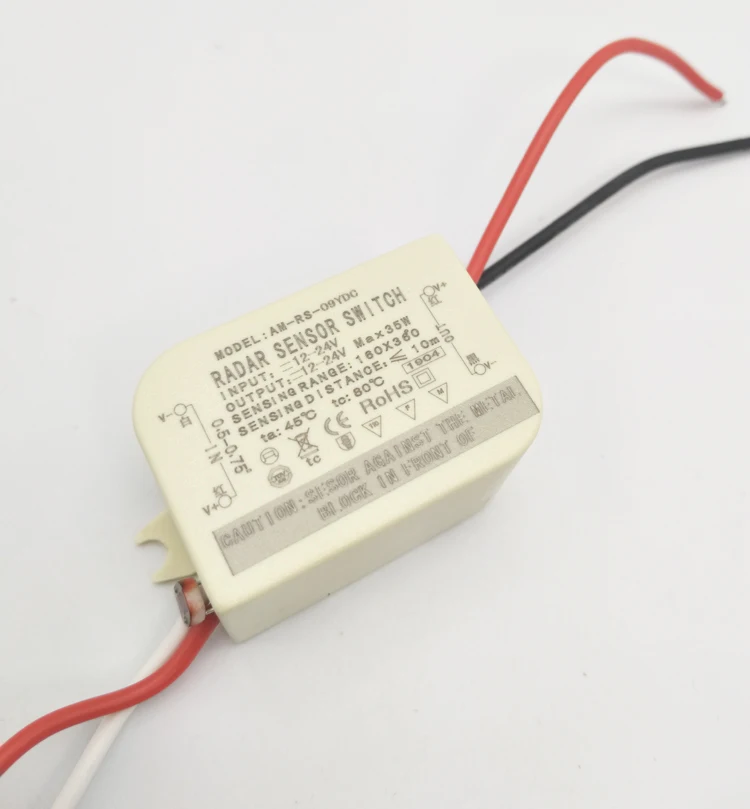 DC 12V Radar Microwave Induction Switch LED Ad Light Box Corridor Microwave Sensing Controller