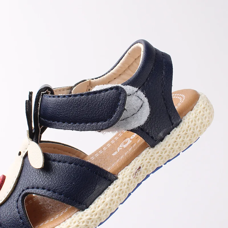 Новинка лета 2019 детские сандалии с мультипликационным принтом пляжная обувь для