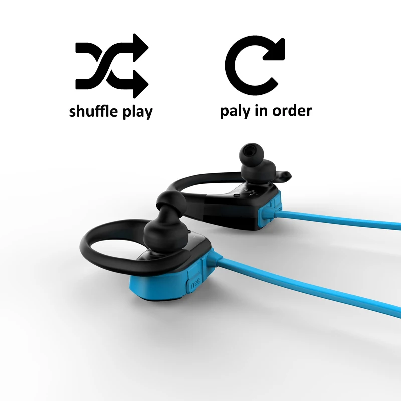 Беспроводные bluetooth наушники Ralyin 8 ГБ водонепроницаемая Спортивная гарнитура