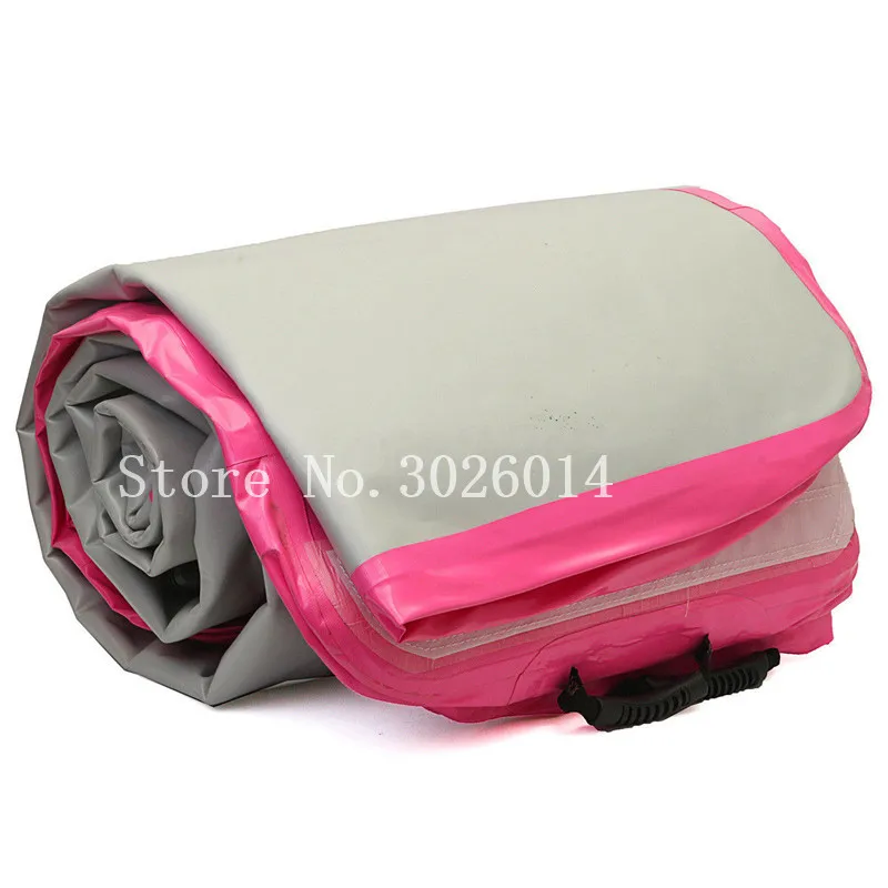 Цена Розовый надувной воздушный трек, гимнастический коврик, для набора, надувной гимнастический коврик, гимнастическое оборудование, бесплатн...