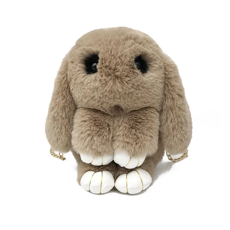 Милый плюшевый рюкзак с кроликом в японском стиле каваи наплечным животным сумка