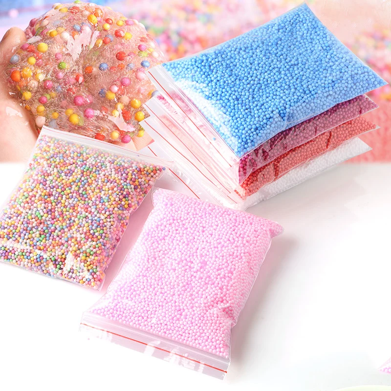 DIY аксессуары для слайма наполнитель из пенопласта украшение маленькие